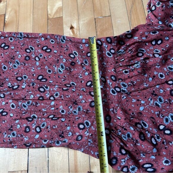 Free People Sz 8 Some Like It Hot Floral  Long Sleeves Jumpsuits - Picture 13 of 14